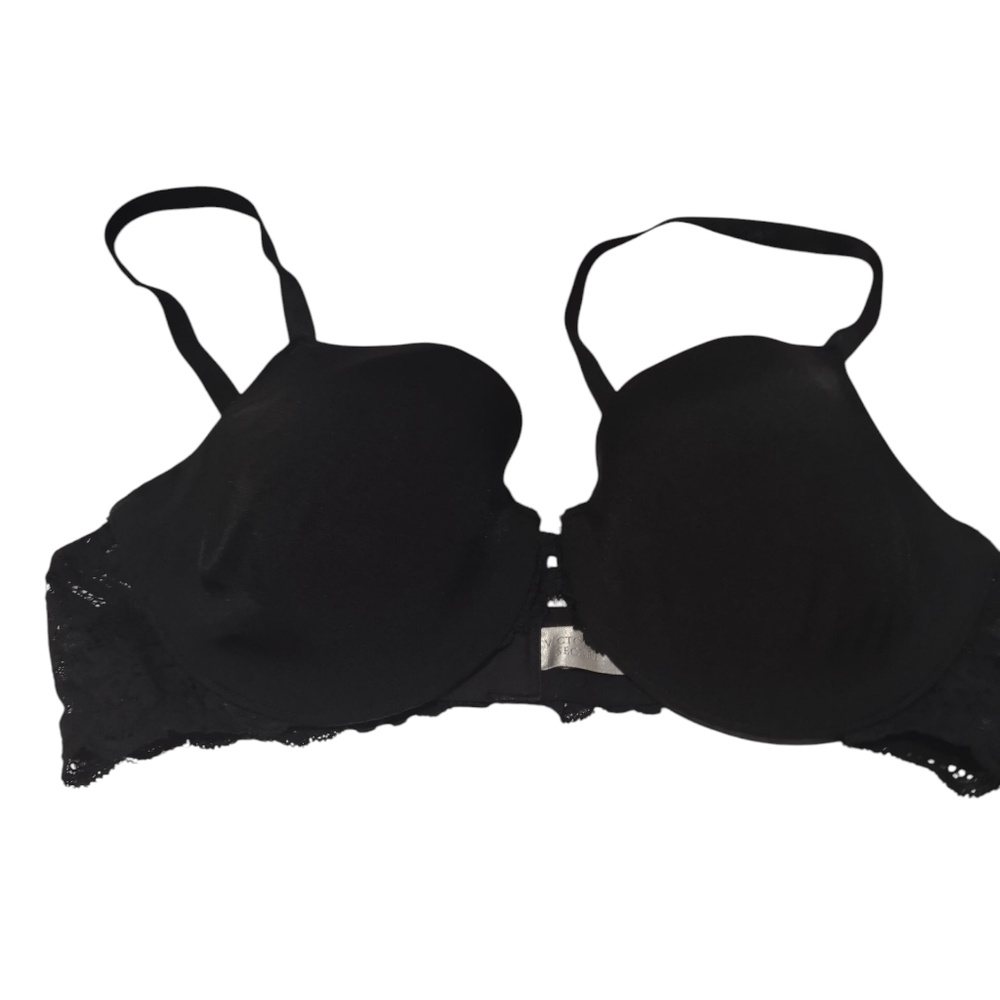 Victoria's‎ Secret Angels Ipex Black Bra Lace Details Full Coverage 36C